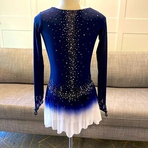 NEW figure skating competition dress - custom measurements approx. women’s 0/XXS